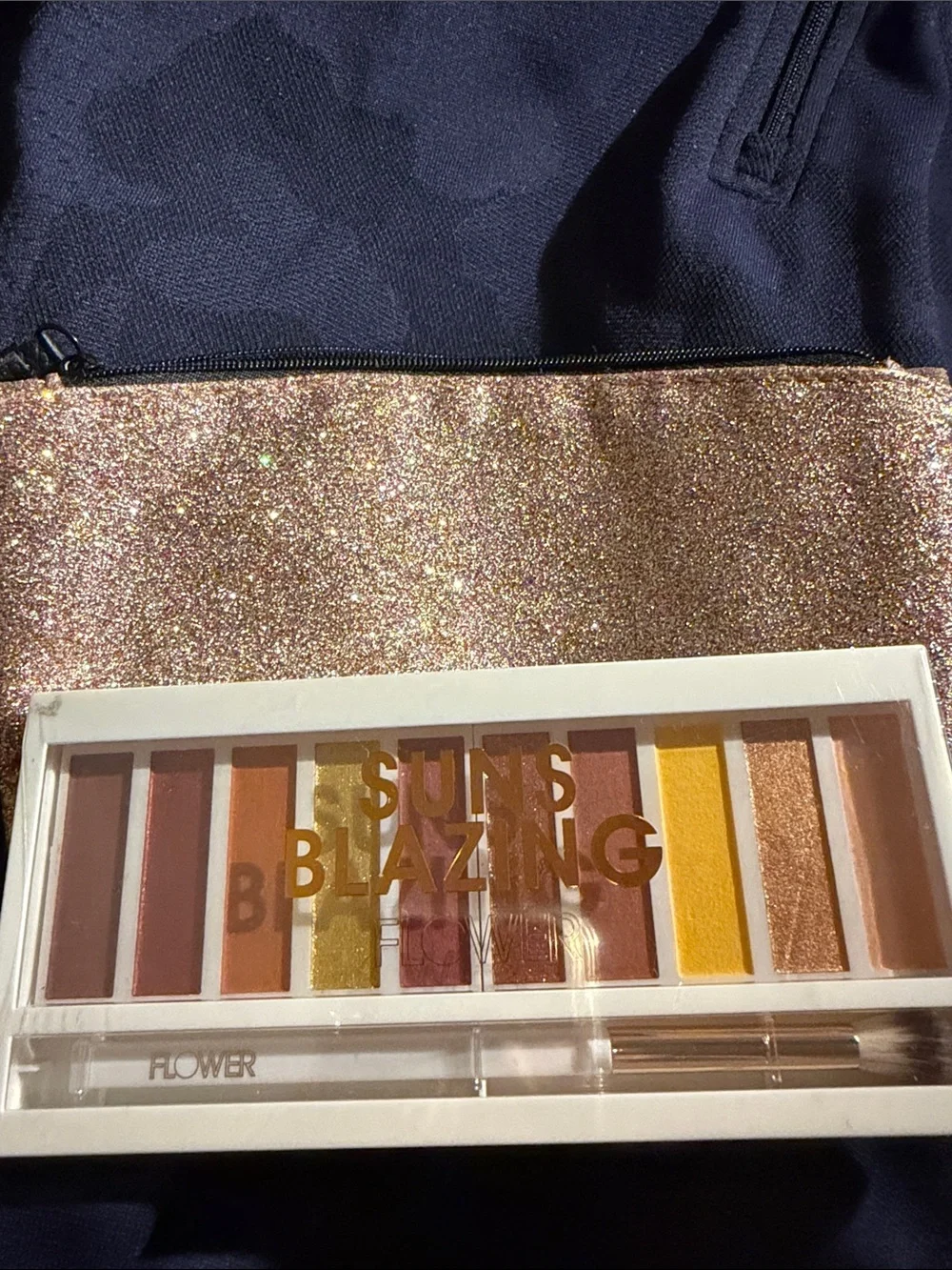 Beauty Sun's Blazing Eyeshadow Palette - Warm Gold & Pink Shades